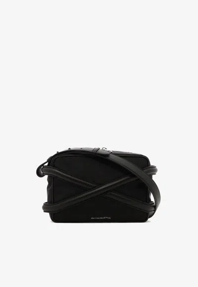 Alexander Mcqueen Harness Camera Bag In Black