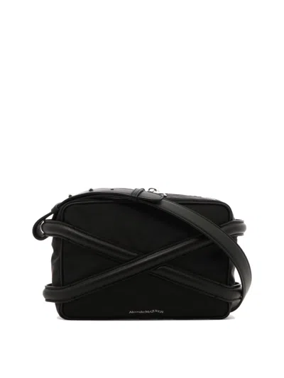 Alexander Mcqueen "harness Camera" Crossbody Bag In Black