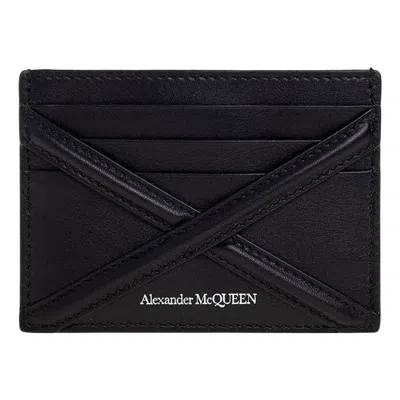 Alexander Mcqueen Harness Card Holder 'black'