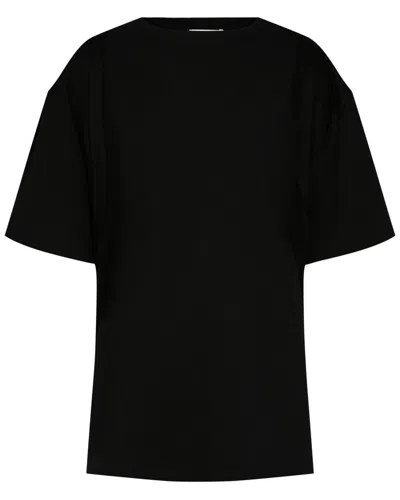 Alexander Mcqueen Harness Crewneck T-shirt In Black