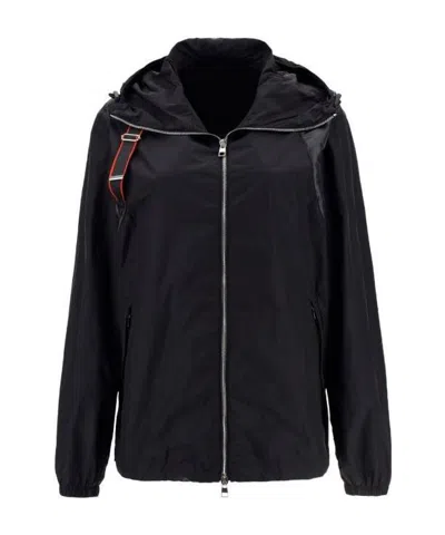 ALEXANDER MCQUEEN ALEXANDER MCQUEEN LOGO TAPE DETAILED WINDBREAKER