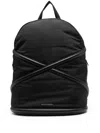 Alexander Mcqueen The Harness Logo Backpack In Black