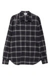 Alexander Mcqueen Twin Needle Harness Shirt Men In Black-ivory