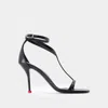 Alexander Mcqueen Harness 90 Calf Leather Sandals In Black
