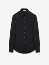 Alexander Mcqueen Alexander Mc Queen Harness Shirt With T Buckle In Black