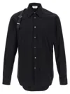 Alexander Mcqueen Harness Shirt And Blouse Black In Black