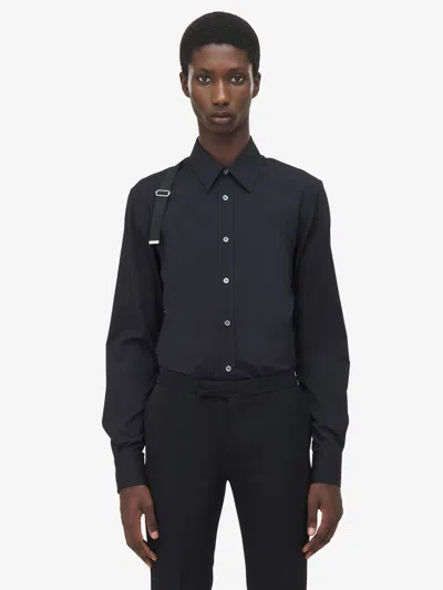 Alexander Mcqueen Harness Shirt In Black