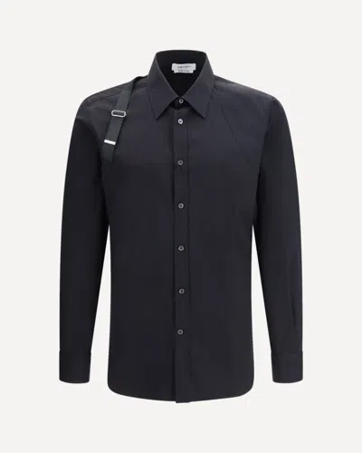 Alexander Mcqueen Harness Shirt In Black