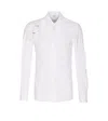 Alexander Mcqueen Structured Button-down Collar Shirt With Buckle In White