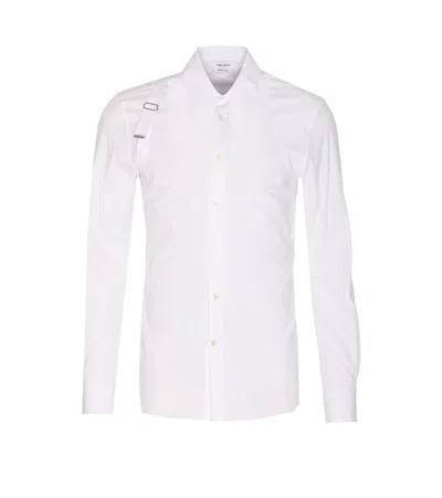 Alexander Mcqueen Harness Shirt In White