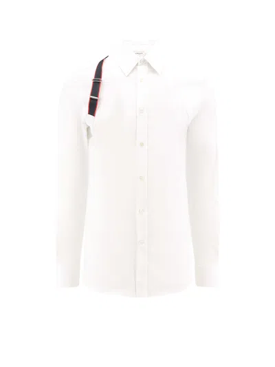 Alexander Mcqueen Signature Harness Shirt In Black