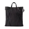 Alexander Mcqueen Harness Shopper Bag In Black