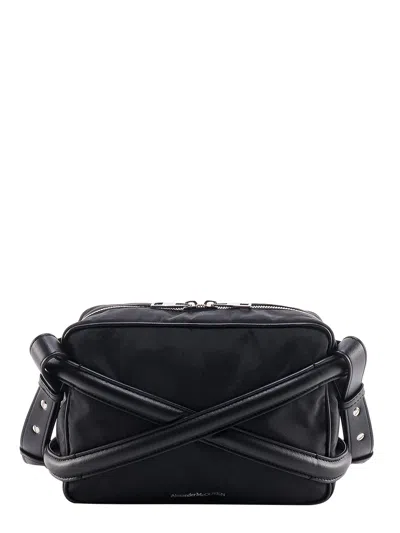 Alexander Mcqueen Harness Shoulder Bag In Black