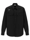 Alexander Mcqueen Harness Utility Shirt And Blouse Black In Black