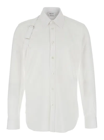 Alexander Mcqueen White Harness Shirt