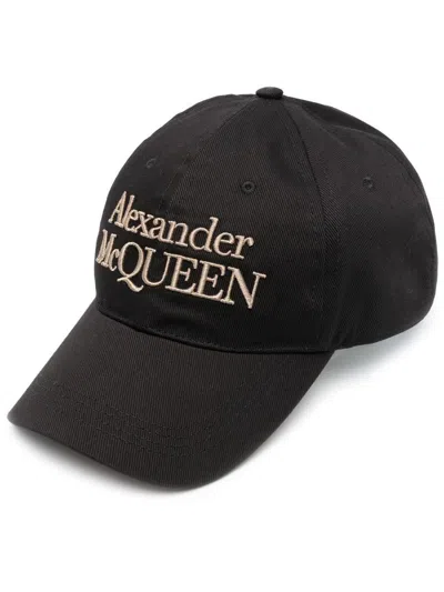 Alexander Mcqueen Hat Accessories In Black
