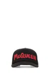 Alexander Mcqueen Men's Hat New Graffiti In Black