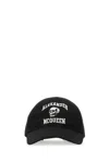 Alexander Mcqueen Embroidered Cotton-twill Baseball Cap In Black