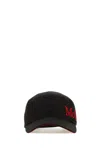 Alexander Mcqueen Logo Embroidered Baseball Cap In Black