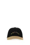 Alexander Mcqueen Two-tone Embroidered Logo Baseball Hat In Black