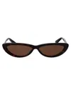 Alexander Mcqueen Havana-havana-brown Recycled Acetate Sunglasses In Brown