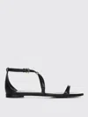 Alexander Mcqueen Leather Harness Sandals In Black