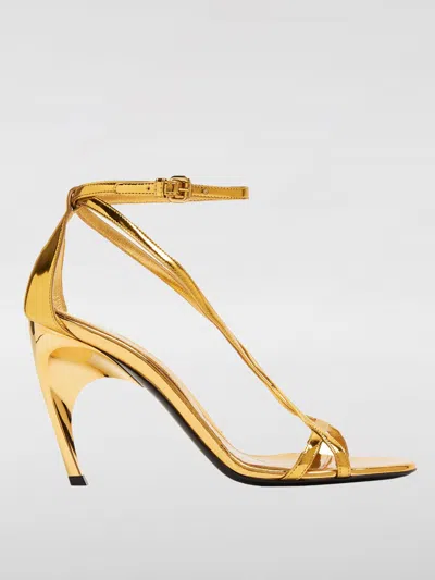 Alexander Mcqueen Heeled Sandals  Woman Color Gold