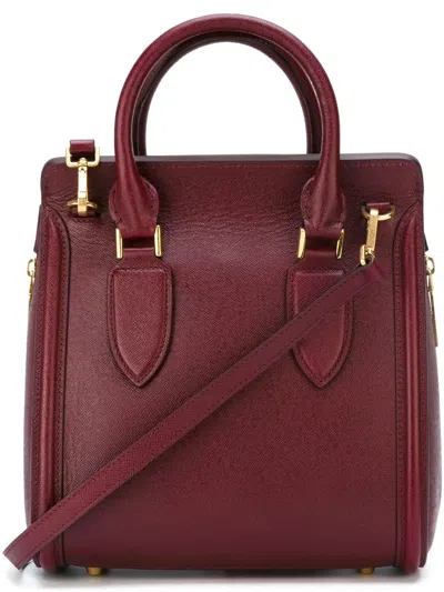 Alexander Mcqueen 'heroine' Tote In Burgundy