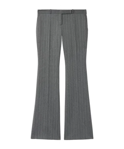 ALEXANDER MCQUEEN PINSTRIPE FLARED TROUSERS