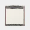 Alexander Mcqueen Ivory Wool Blend Foulard