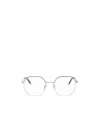Alexander Mcqueen Hexagon-frame Eyeglasses In White