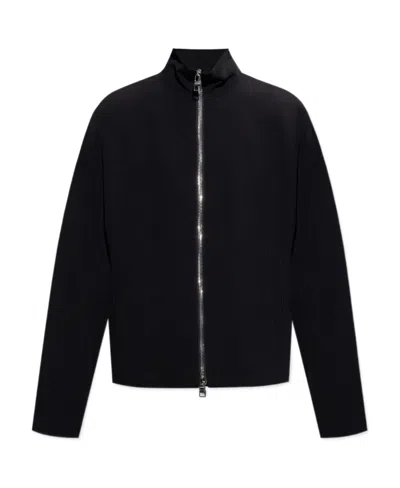 ALEXANDER MCQUEEN ALEXANDER MCQUEEN STAND COLLAR ZIPPER JACKET
