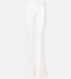 Alexander Mcqueen High-rise Bootcut Jeans In White