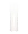 Alexander Mcqueen High-rise Flared Tailored Trousers In White
