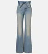 Alexander Mcqueen High-rise Wide-leg Jeans In Blue