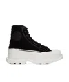 Alexander Mcqueen High-top Leisure Sneakers In Black