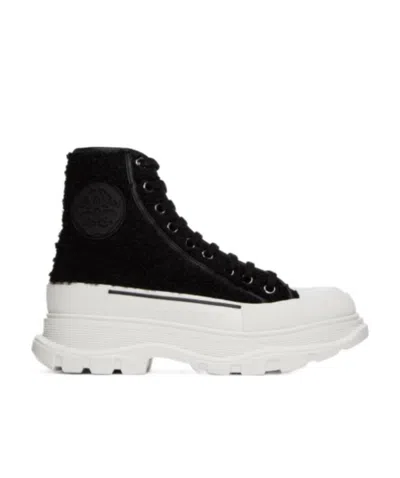 Alexander Mcqueen High-top Leisure Sneakers In Black