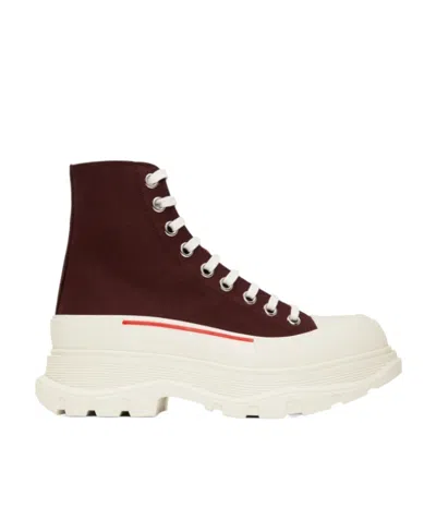 Alexander Mcqueen High-top Leisure Sneakers In White