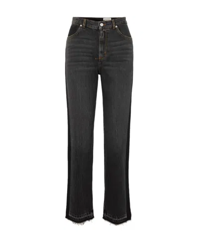 ALEXANDER MCQUEEN ALEXANDER MCQUEEN FLARED DENIM JEANS