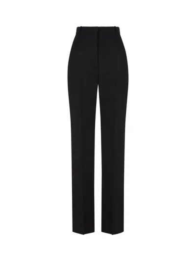 ALEXANDER MCQUEEN HIGH-WAIST PLEAT DETAILED TROUSERS