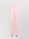 Alexander Mcqueen Mcqueen Women Pants With Front Pleats In Pink