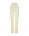 Alexander Mcqueen High-waisted Tailored Trousers In Nude