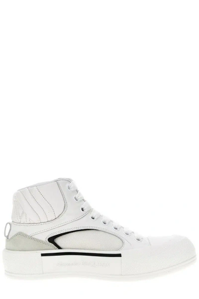 Alexander Mcqueen Plimsoll Sneakers In White