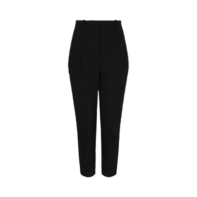 Pre-owned Alexander Mcqueen High-rise Cigarette Pants 'black' | Women's Size 40
