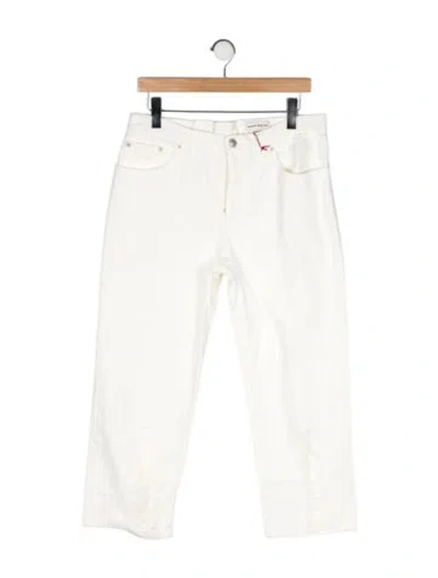 Pre-owned Alexander Mcqueen High-rise Straight Leg Jeans W/ Tags In Neutral