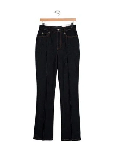 Pre-owned Alexander Mcqueen High-rise Wide Leg Jeans In Blue
