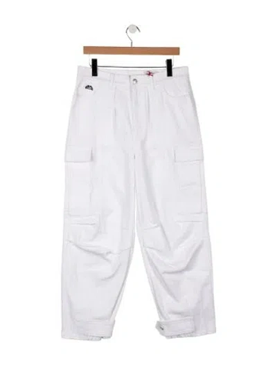 Pre-owned Alexander Mcqueen High-rise Wide Leg Jeans In Blue