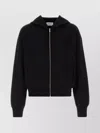 Alexander Mcqueen Hooded Sweatshirt With Ribbed Cuffs And Hem In Black