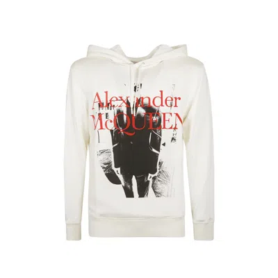 ALEXANDER MCQUEEN ALEXANDER MCQUEEN HOODIE LOGO SWEATSHIRT MEN