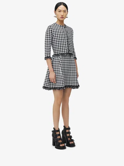 ALEXANDER MCQUEEN HOUNDSTOOTH CARDIGAN